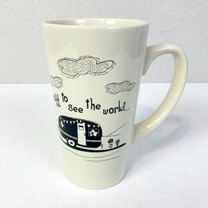 Natural Life Off To See The World Camper Mug 12oz